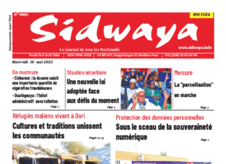 Une Sidwaya du 10-05-2023