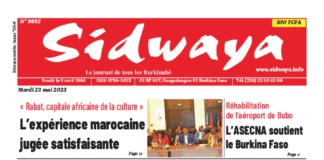 Une Sidwaya du 23-05-2023