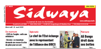 Une Sidwaya du 31-05-2023