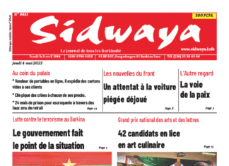 Une Sidwaya du 04-05-2023