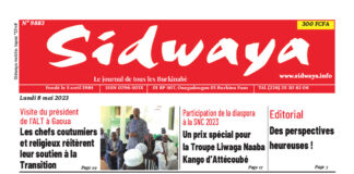 Une Sidwaya du 5-08-2023