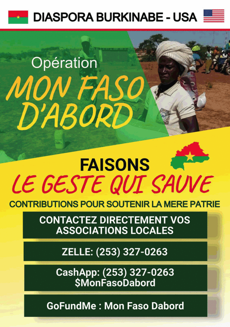 Effort de guerre : les Burkinabè des USA mobilisent plus de 48 millions F CFA