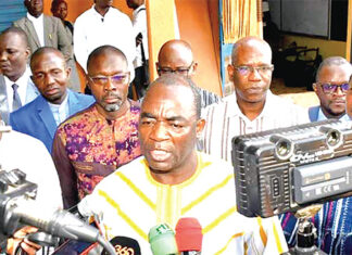 Concours professionnels : Bassolma Bazié donne le top départ