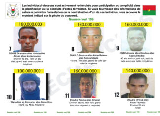 Lutte contre le terrorisme : 20 personnes « activement » recherchées