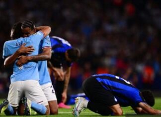 Football : le club anglais, Manchester City décroche sa première Ligue des champions