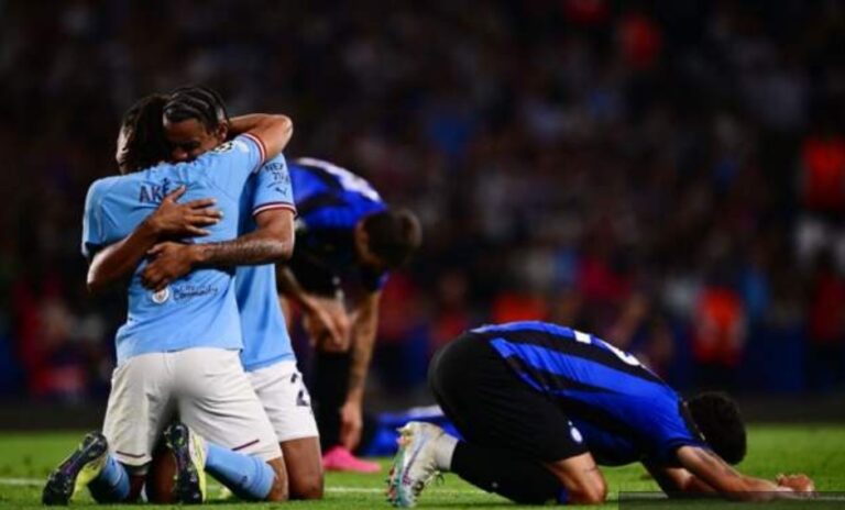 Football : le club anglais, Manchester City décroche sa première Ligue des champions