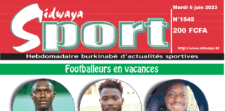 Une Sidwaya Sport du 06-06-2023