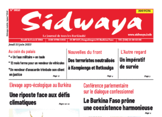 Une Sidwaya du 15-06-2023