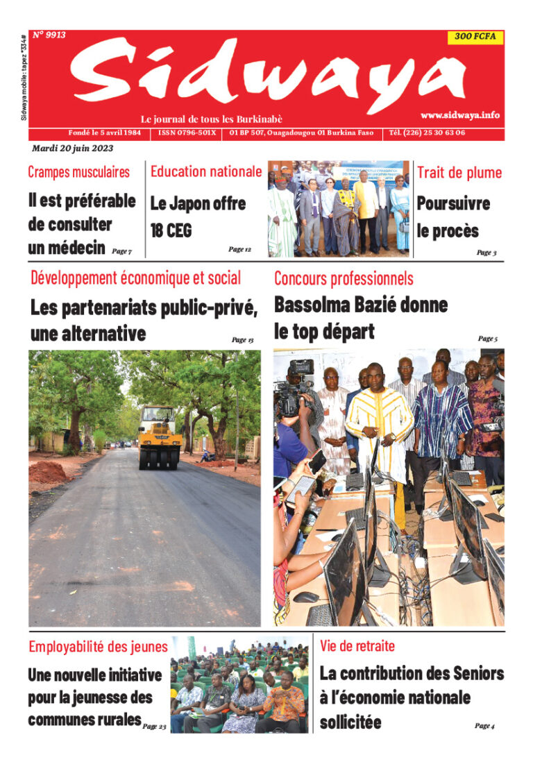 Une du 20-06-2023