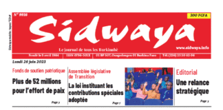 Une Sidwaya du 26-06-2023
