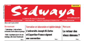Une Sidwaya du 07-06-2023