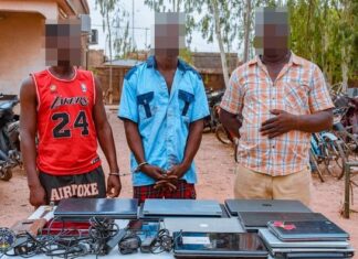 Ouagadougou : Trois présumés malfrats mis aux arrêts par la police nationale