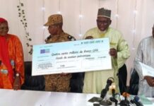 Effort de paix : La FAIB contribue avec 500 millions de francs CFA