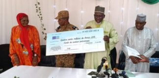 Effort de paix : La FAIB contribue avec 500 millions de francs CFA