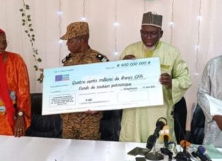 Effort de paix : La FAIB contribue avec 500 millions de francs CFA