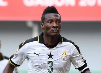 Football : l’attaquant ghanéen Asamoah Gyan prend sa retraite