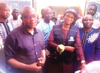 Construction du nouveau CMA de Diébougou : le ministre de la Santé se rassure de la qualité des infrastructures