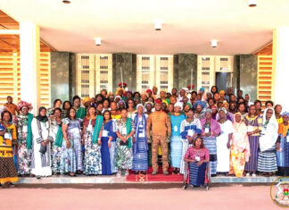 Situation sécuritaire : le chef de l’Etat reçoit le soutien des femmes du Burkina