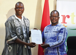 Radiodiffusion télévision du Burkina : le nouveau DG, Galip Somé, installé