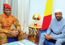 2e Forum Russie-Afrique : tête-à-tête entre le colonel Assimi Goïta et le capitaine Ibrahim Traoré