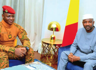 2e Forum Russie-Afrique : tête-à-tête entre le colonel Assimi Goïta et le capitaine Ibrahim Traoré