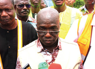 Travaux publics : le ministre Sorgho sur trois chantiers au Centre et Centre-Ouest