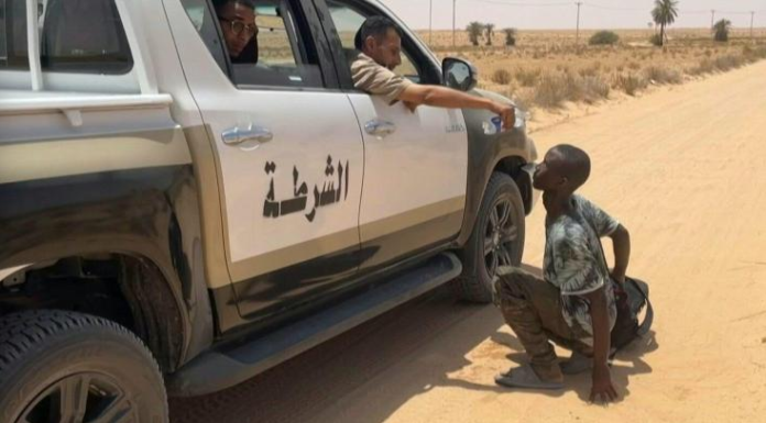 Lybie : Des migrants secourus à la frontière avec la Tunisie