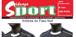 Une Sidwaya Sport du 18-07-2023