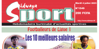Une Sidwaya Sport du 04-07-2023