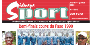 Une Sidwaya Sport du 11-07-2023