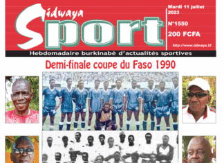 Une Sidwaya Sport du 11-07-2023