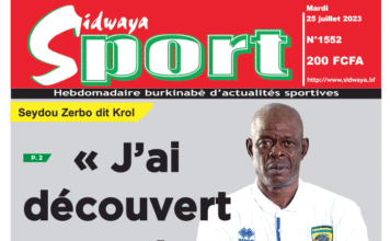 Une Sidwaya Sport du 25-07-2023