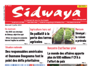 Une Sidwaya du 05-07-2023