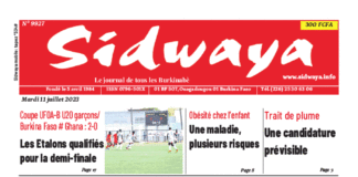 Une Sidwaya du 11-07-2023