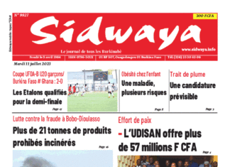 Une Sidwaya du 11-07-2023