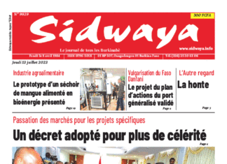 Une Sidwaya du 13-07-2023