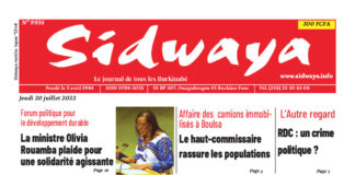 Une Sidwaya du 20-07-2023