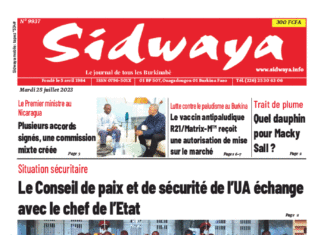 Une Sidwaya du 25-07-2023