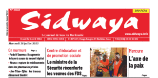 Une Sidwaya du 26-07-2023