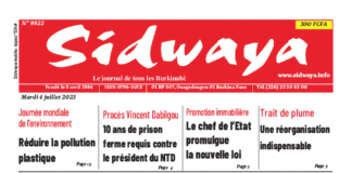 Une Sidwaya du 04-07-2023