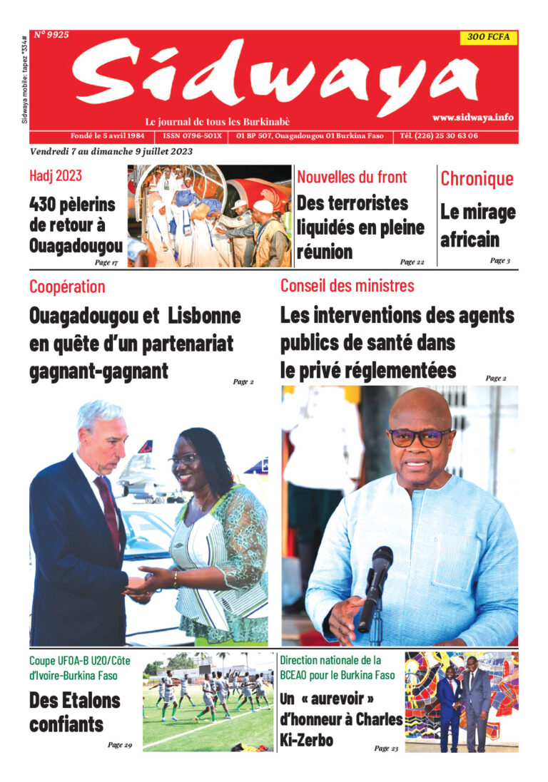Une du 07-07-2023