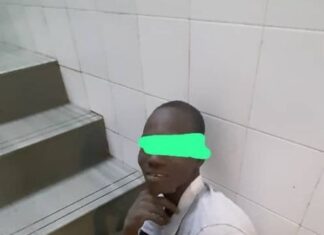 Ouagadougou : Les sapeurs-pompiers sauvent un homme qui voulait se jeter d’un immeuble R+2