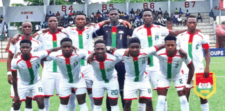 Coupe UFOA-B U20 Garcons/ Burkina Faso -Togo: 1-0 : les Etalons en finale