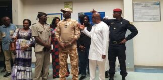 Incendie au CHU de Tengandogo : Une équipe gouvernementale fait le constat