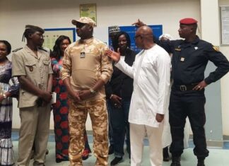 Incendie au CHU de Tengandogo : Une équipe gouvernementale fait le constat