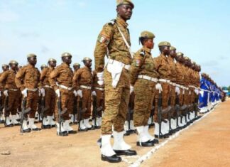 Burkina : La première promotion du Centre d’instruction de la Gendarmerie nationale de Gaoua prête pour servir la Nation