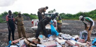 Burkina : La gendarmerie a démantèlé un réseau de contrebandes de poulets congelés impropres à la consommation