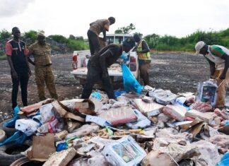 Burkina : La gendarmerie a démantèlé un réseau de contrebandes de poulets congelés impropres à la consommation
