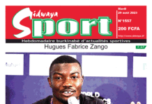 Une Sidwaya Sport du 29-08-2023