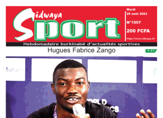 Une Sidwaya Sport du 29-08-2023